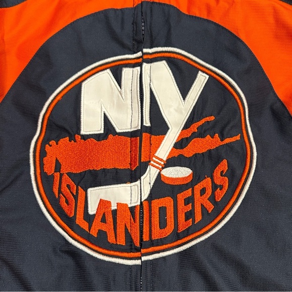 Reebok NY New York Islanders Hockey Reversible Kids Jacket - Picture 2 of 8